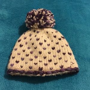 FUZZY PURPLE BEANIE